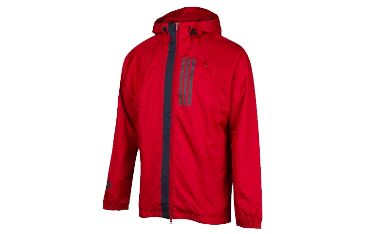 adidas Sports Style Zip Hoodie Jacket Purple EK4625