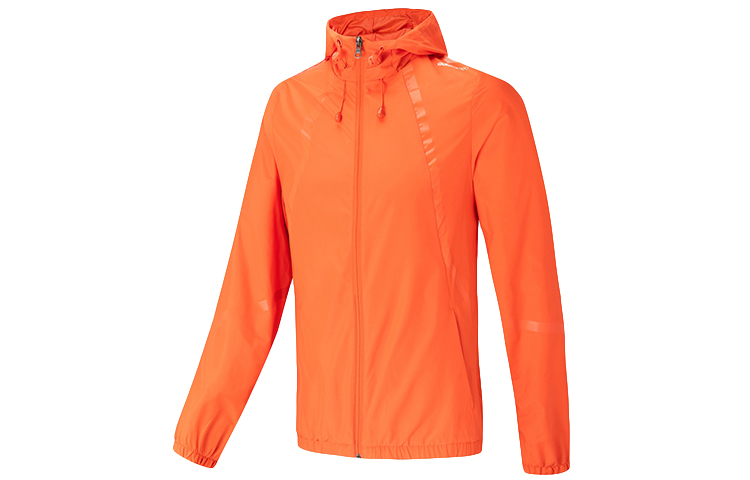 adidas Sports Zip-Up Hoodie Jacket Orange Yellow FL4424