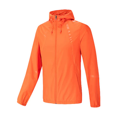 adidas Sports Zip-Up Hoodie Jacket Orange Yellow FL4424