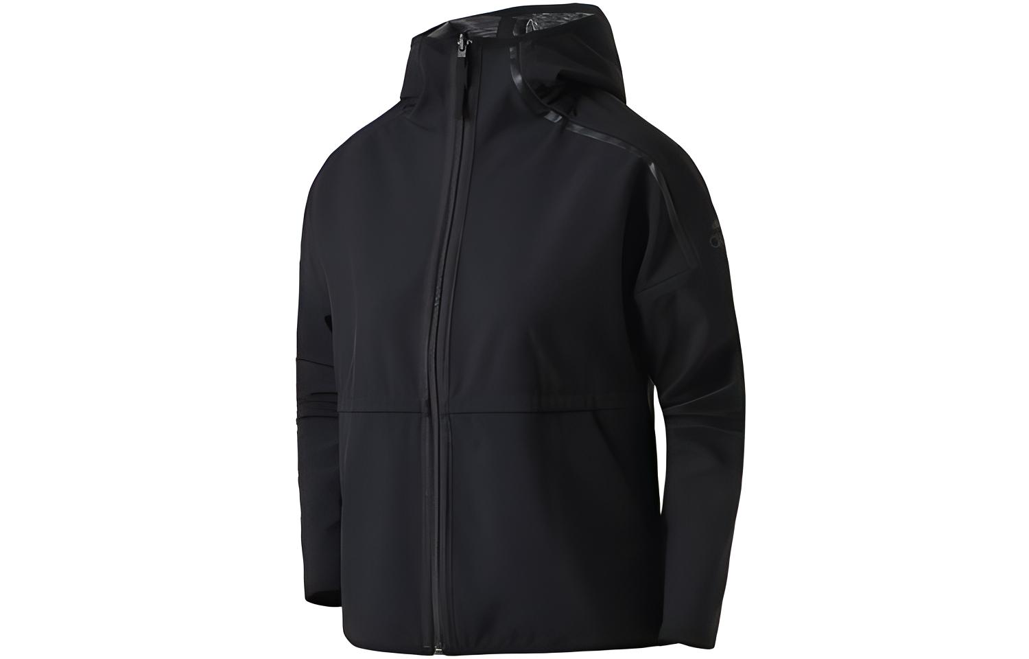 adidas Sports Zip-Up Reversible Sweatshirt Jacket Black CF1464