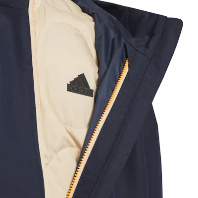 阿迪达斯运动2合1羽绒夹克青少年款 - 海军蓝连帽舒适外套 JJ5019 Sizing 阿迪达斯运动2合1羽绒夹克青少年款 - 海军蓝连帽舒适外套 JJ5019