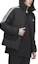 Shop adidas運動防風側條紋黑色連帽羽絨外套 IT8730