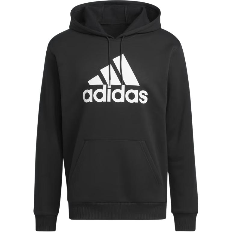 adidas Sportswear Fleece Hooded Sweatshirt Black Comfy Breathable Hoodie HZ8565