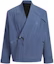 Order adidas Sportswear Jaket Fleece V-Neck Lengan Panjang Kasual Abu Abu Biru IM9069