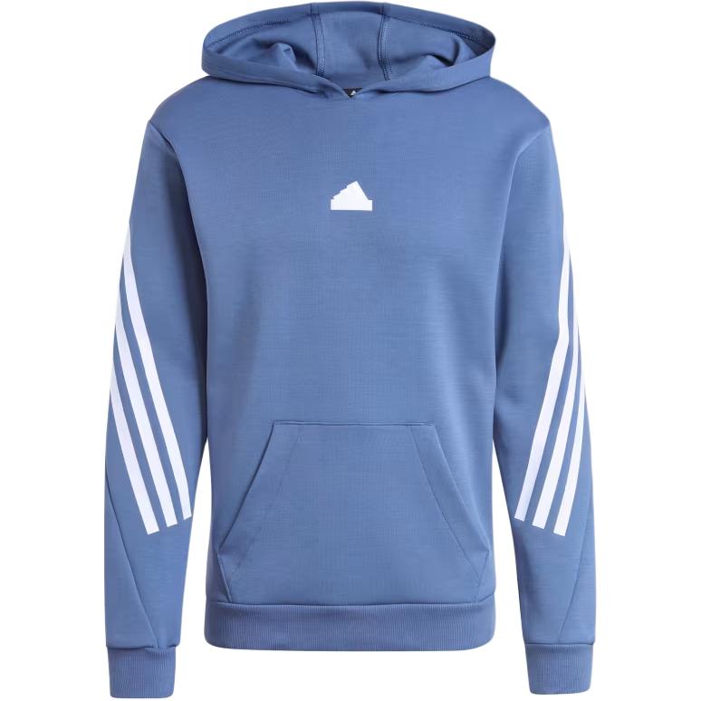 adidas Sportswear Future Icons 3-Stripes Hoodie Blue Colorblock Design IR9224