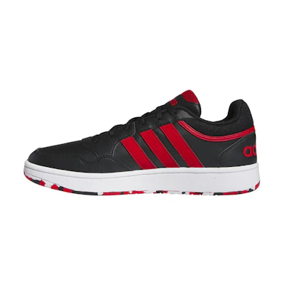 adidas Sportswear Hoops 3.0 Low 'Black Red'