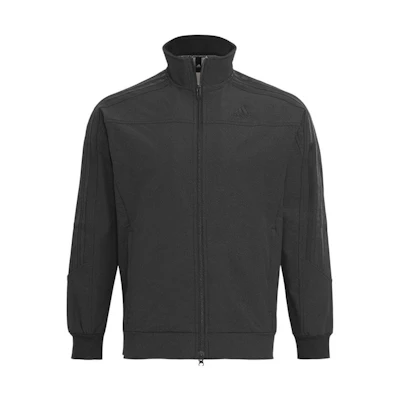 adidas Sportswear Logo Print Stand Collar Zip Jacket Black HC9953