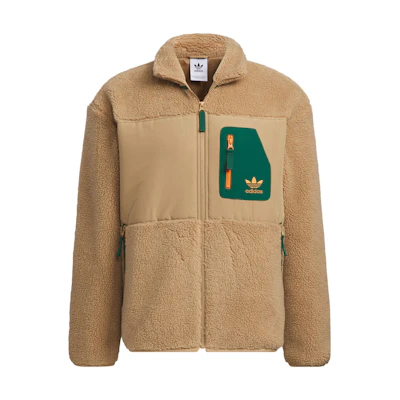 adidas Sportswear Loose-Fit Multicolor Utility Jacket Cardboard Yellow IN0994