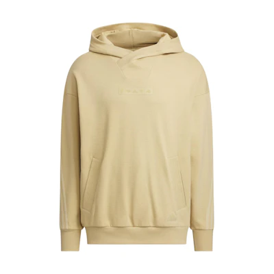 adidas Sportswear Loose Fit Hoodie Pullover - Light Khaki with Stripes IM9072