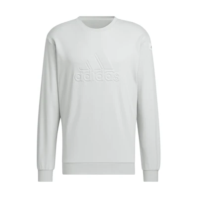 adidas Sportswear Lounge Crewneck Sweatshirt Silver Grey Casual Pullover IK2795