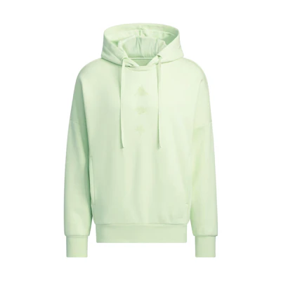 adidas Sportswear Oversized Lime Green Hoodie Pullover Casual Activewear JJ1346