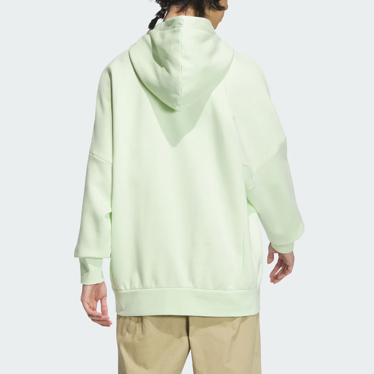 adidas Sportswear Oversized Lime Green Hoodie Pullover Casual Activewear JJ1346 圖 4