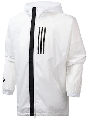 阿迪达斯运动 WND 白色连帽拉链外套夹克 EK4627 Buy 阿迪达斯运动 WND 白色连帽拉链外套夹克 EK4627