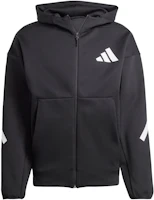 adidas Sportswear ZNE FW24 Minimalist Hoodie Jacket Black - JD5984 adidas Sportswear ZNE FW24 Minimalist Hoodie Jacket Black - JD5984