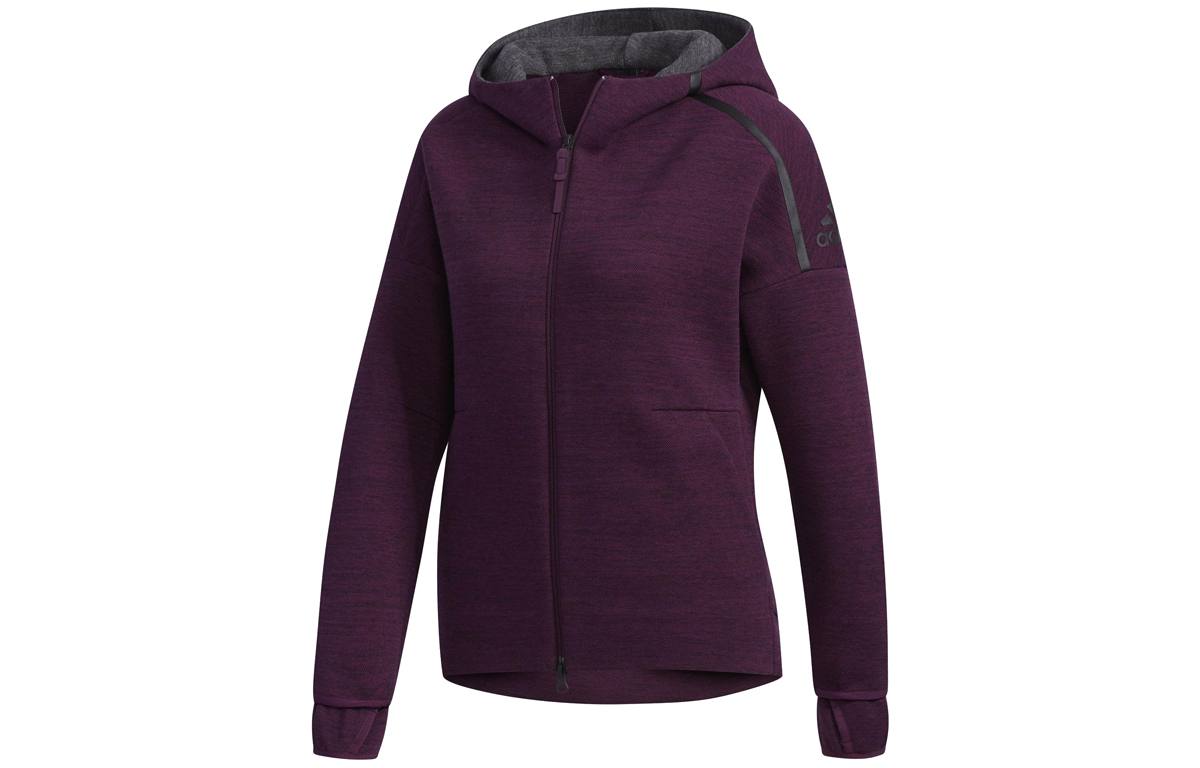 adidas Sporty Hooded Jacket Night Sky Red DY5772