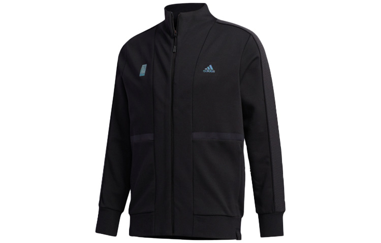adidas Sporty Solid Color Jacket Black FM9344