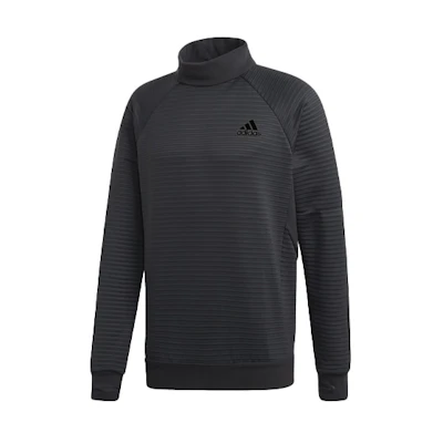 adidas Sporty Stand-Up Collar Warm Sweatshirt Black FS7194
