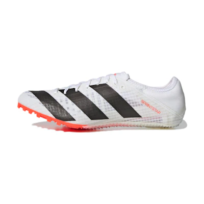 adidas Sprintstar Spikes Wear-Resistant Professional Athletics White Black 'White Black'