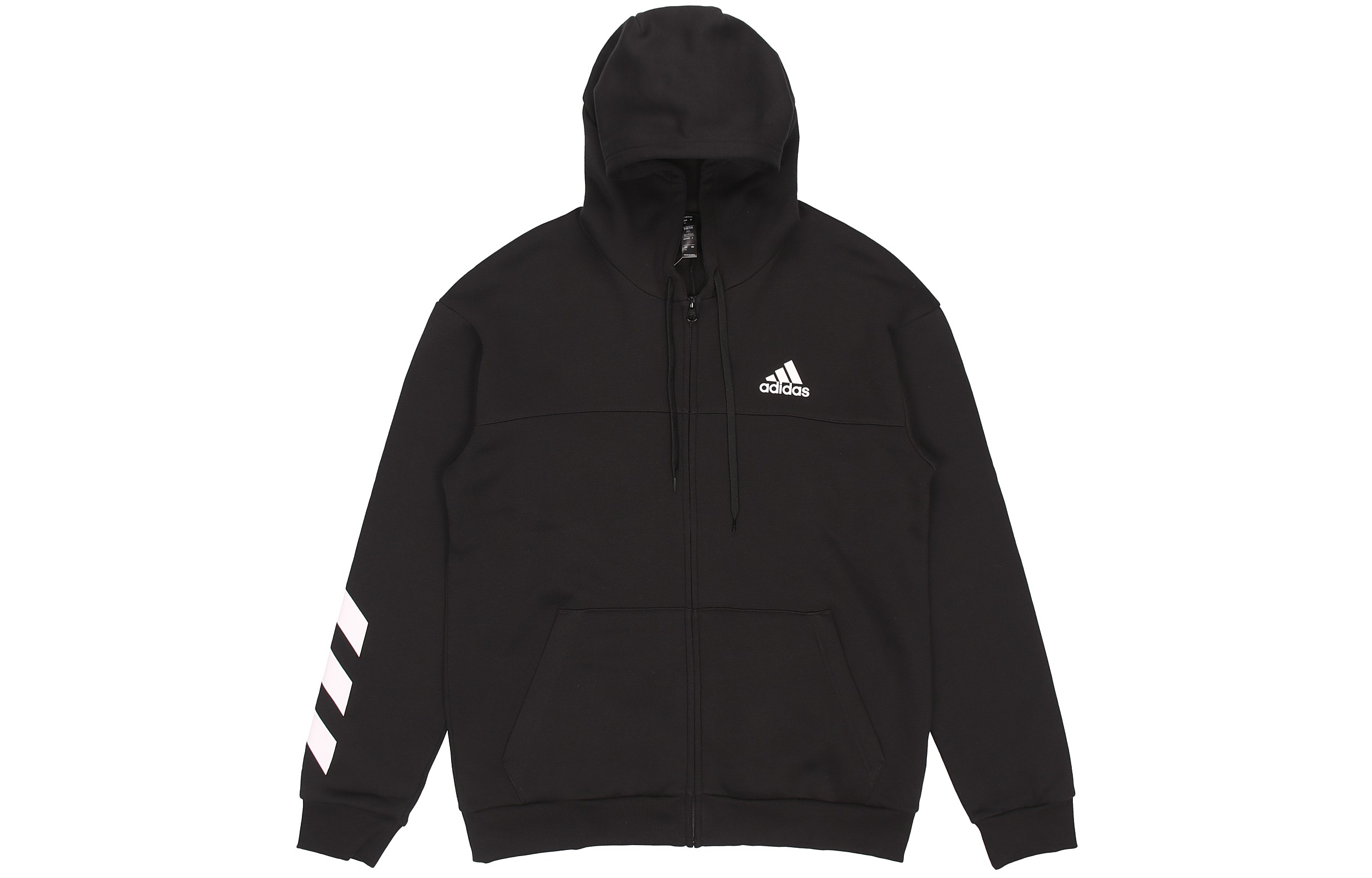 adidas SPT Full Zip Basketball Hoodie Jacket Black DM7564