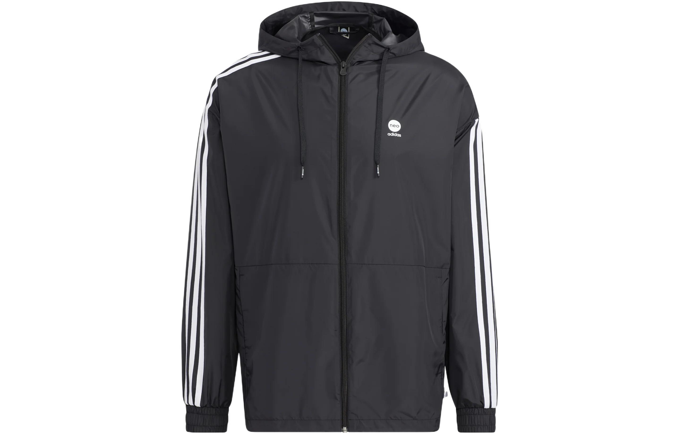 adidas SS22 Unisex Essential WB1 Hoodie Jacket Black HN8787