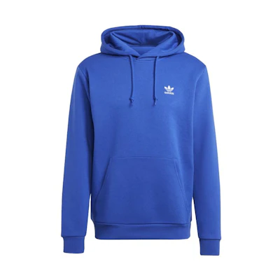 adidas SS23 Blue Solid Color Casual Hoodie Long Sleeve IA4891