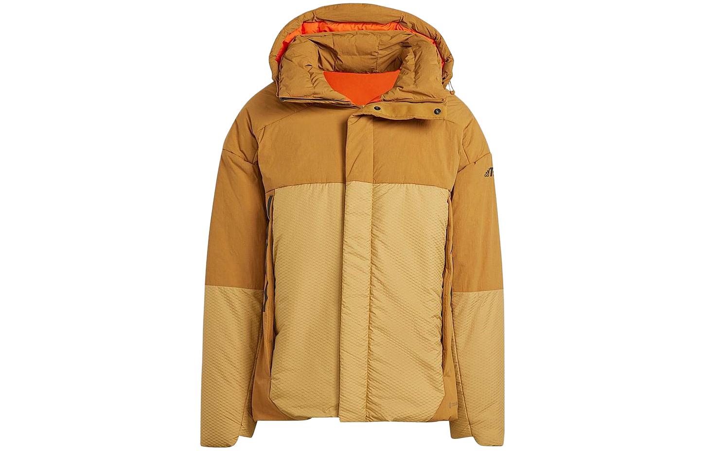 adidas SS23 Colorblock Hooded Zip Jacket Yellow HG3162-250