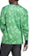 Purchase 아디다스 SS23 그린 스트라이프 로고 프린트 긴팔 크루넥 스웻셔츠 HT7193