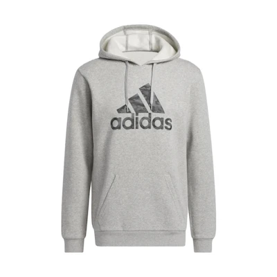 adidas SS23 Logo Graphic Hoodie Gray HA7210