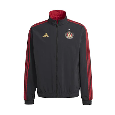 adidas SS23 Reversible Striped Logo Print Long Sleeve Jacket Black () HU0099