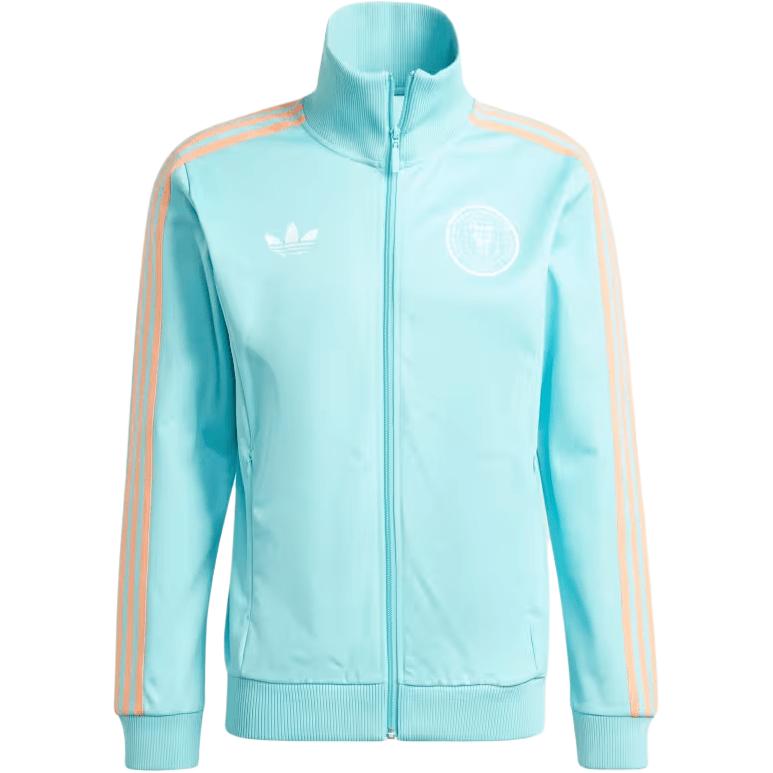 adidas SS24 Inter Miami CF Mint Green Retro Full-Zip Track Jacket Fashion JJ1829