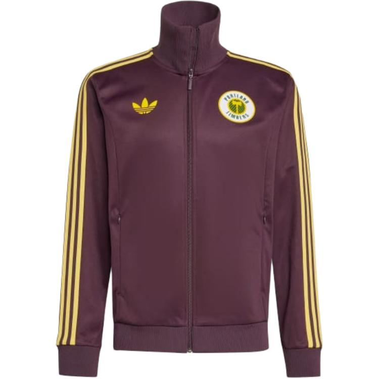 adidas SS24 Portland Timbers Beckenbauer Track Top Red Retro Jacket JI9501