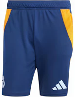 adidas SS24 Real Madrid Colorblock Breathable Soccer Pants Navy Blue Mens IT5105 adidas SS24 Real Madrid Colorblock Breathable Soccer Pants Navy Blue Mens IT5105