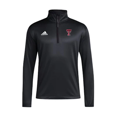 adidas SS24 Texas Tech Logo Long Sleeve Training Jacket Black - Fashionable Apparel JN6630
