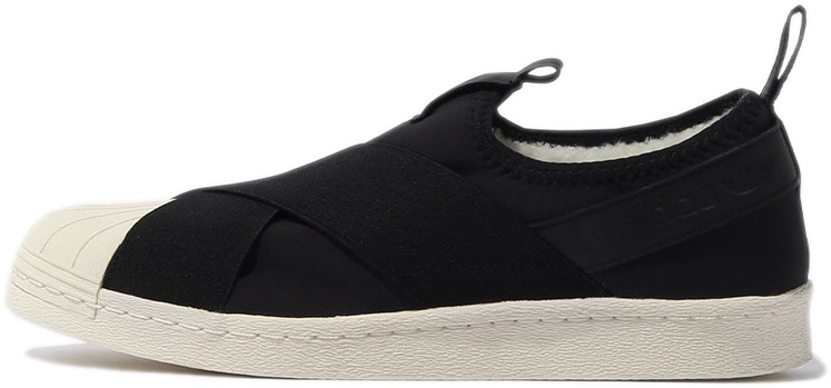adidas-ss-slipon-fleece-black-cream-gx-1366