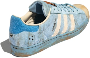 adidas SST 'Biru Muda/Ecru Tinto/Oranye Rush' GY7012 Details for adidas SST 'Biru Muda/Ecru Tinto/Oranye Rush' GY7012