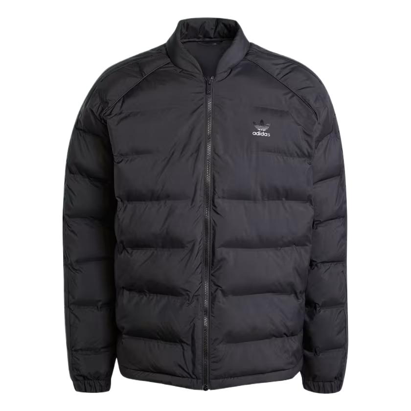 adidas SST Black Insulated Outdoor Track Jacket with Logo Design IZ1841