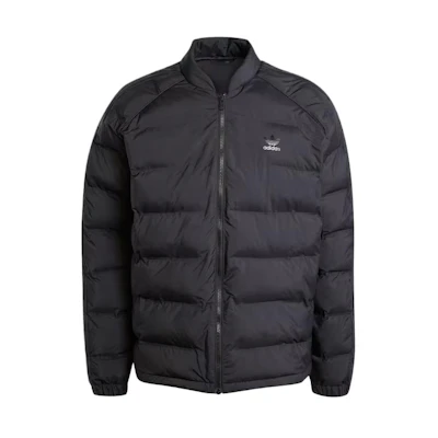adidas SST Black Insulated Outdoor Track Jacket with Logo Design IZ1841