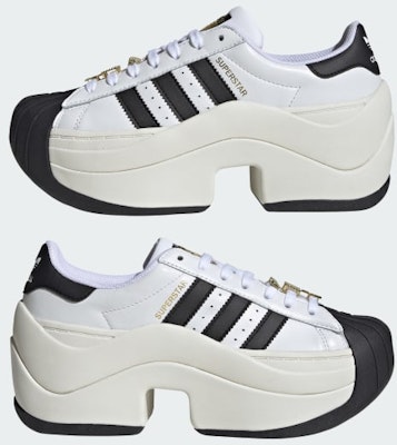 Adidas SST BOLD 休閒鞋 雲白/奶白/黑色 JR9895 Sizing Adidas SST BOLD 休閒鞋 雲白/奶白/黑色 JR9895