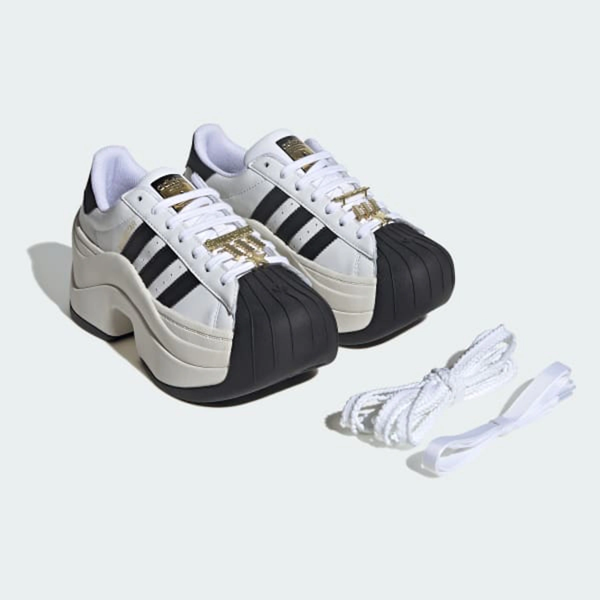 (Women) Adidas SST BOLD Sneakers Cloud White/Off White/Core Black