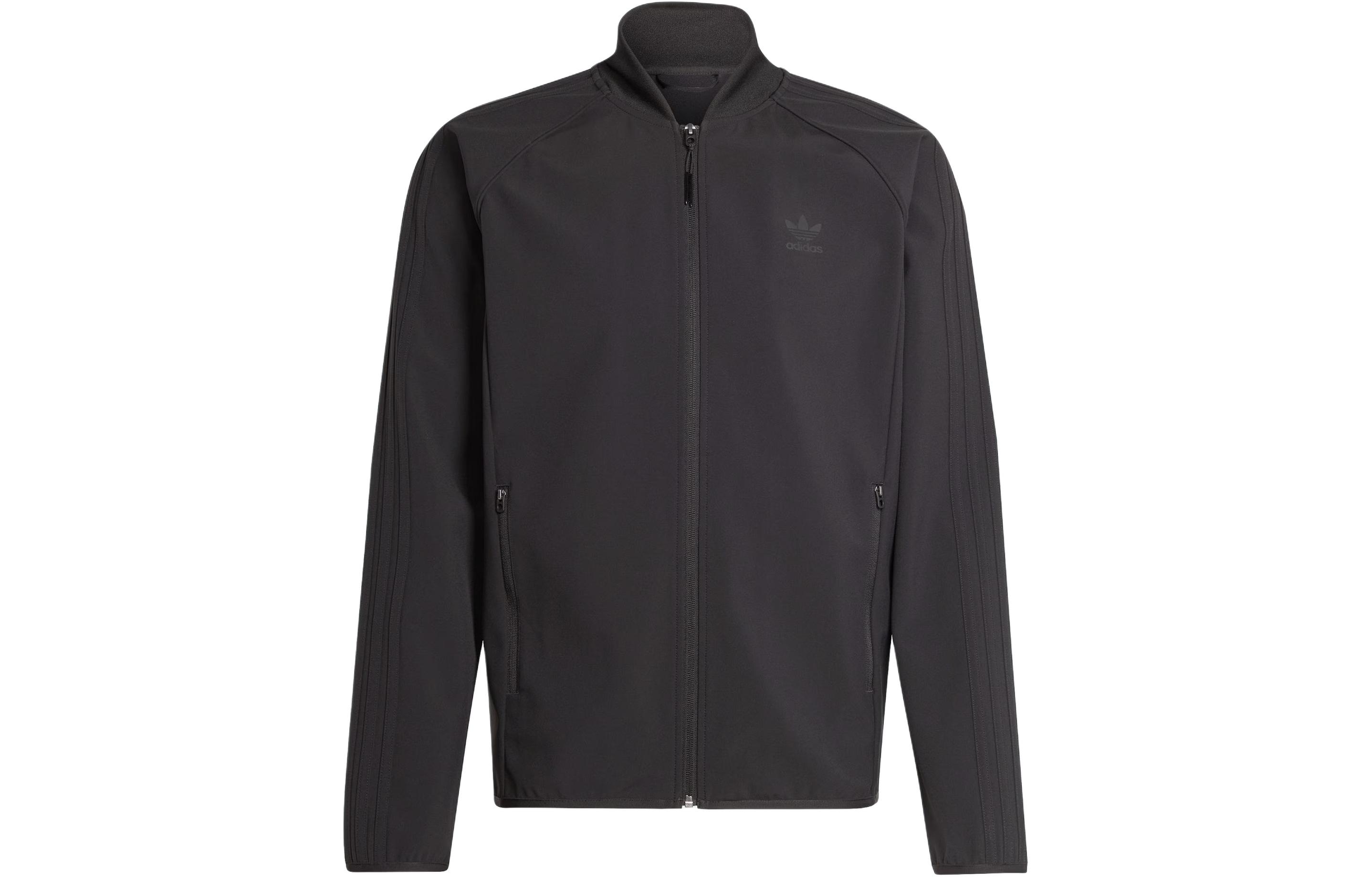 Buy adidas SST Bonded Track Top Hitam Jaket Bomber Lengan Panjang Athletic Fit IM9883