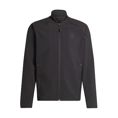 adidas SST Bonded Track Top Black Bomber Jacket Long Sleeve Athletic Fit IM9883