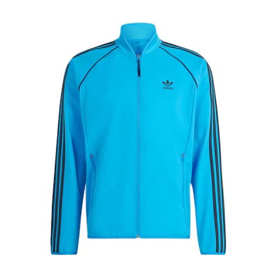 adidas SST Bonded Track Top Three-Stripe Zip Jacket Blue IM9884