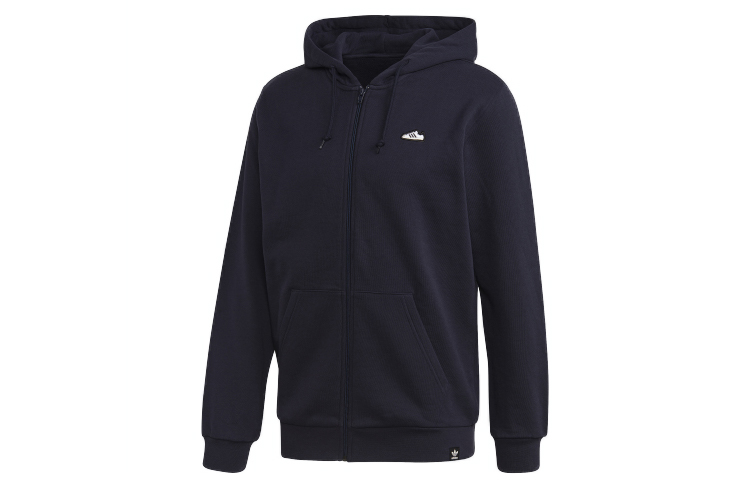 adidas SST Full-Zip Hoodie Jacket Ink Blue () FM3397