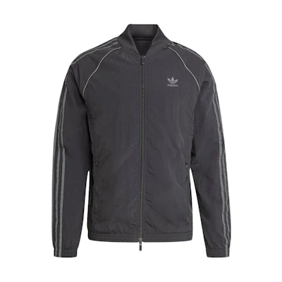 adidas SST Full-Zip Raglan Sleeve Jacket Men’s Black IZ3286