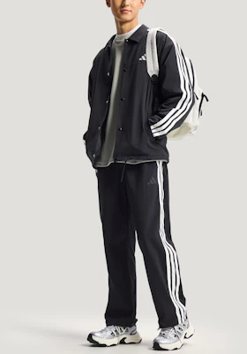 adidas ST 3ST Coach Jacket Fashionable Fleece Sport Casual Loose Fit KR2499 Details for adidas ST 3ST Coach Jacket Fashionable Fleece Sport Casual Loose Fit KR2499