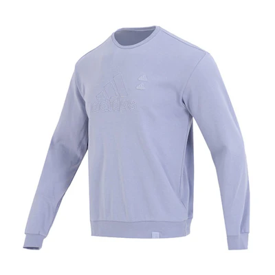 adidas ST GZ Logo Purple Retro Casual Sports Sweatshirt for Men IA6955