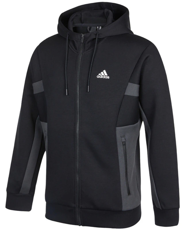 adidas-st-knit-spacer-logo-jacket-black-hoodie-sportswear-h39239