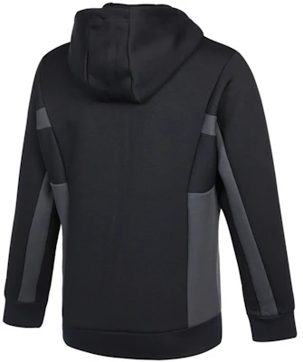 adidas ST Knit Spacer Logo Jacket Black Hoodie Sportswear H39239 Lookbook adidas ST Knit Spacer Logo Jacket Black Hoodie Sportswear H39239