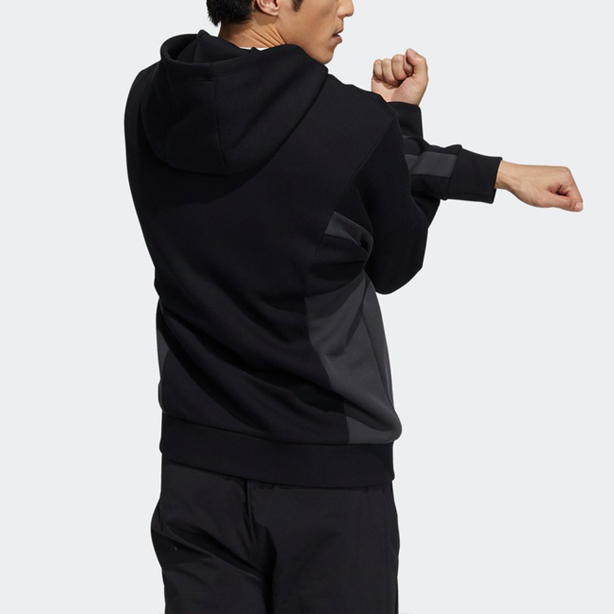 Purchase adidas ST Knit Spacer Logo Jacket Black Hoodie Sportswear H39239