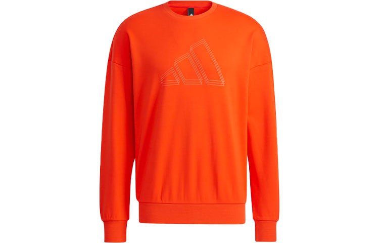 adidas ST Logo Printed Sweatshirt Orange Red ( Pullover) H40193
